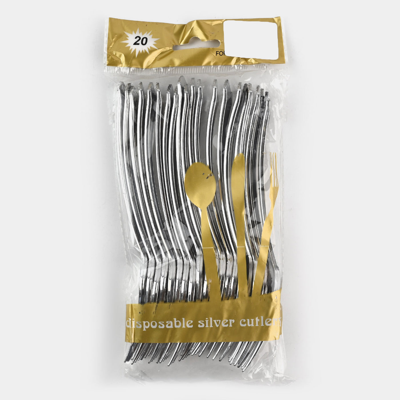 Fork Set Silver - 20Pcs