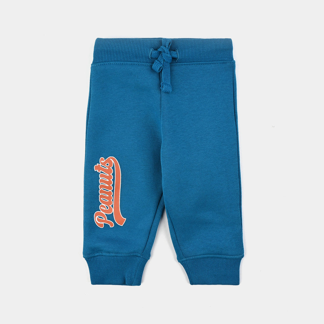 Infant Boys Fleece 2 Piece Suit Peanut