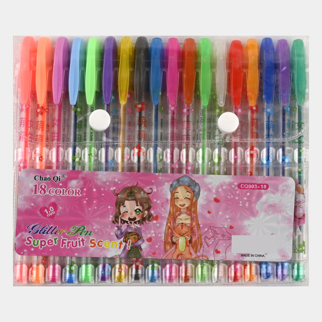 Glitter Color Pen 18Pcs Set For kids