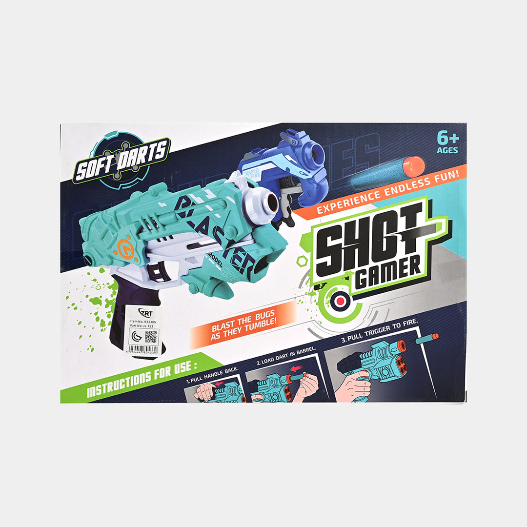 Eva Soft Dart Shoot Game With Targets – Safe Blaster Fun for Kids