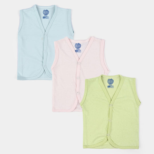 Pack Of 3 Infant Baby Unisex Cotton Vest Sando Set