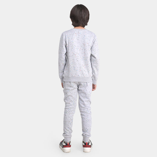 Boys Fleece 2 Piece Suit -GREY