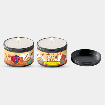 1PC Chocolate Charm Scented Candle in Mini Jar