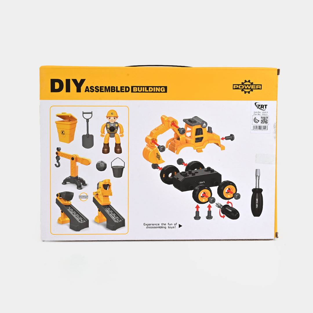 Diy Truck Set | Construction Vehicle Playset