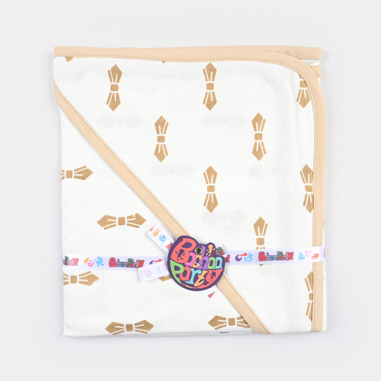 Baby Printed Wrapping Sheet Bow