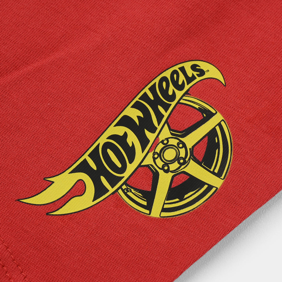 Boys Cotton Jersey Boxer Hot Wheel-Pack of 2