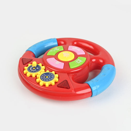 Musical Steering Wheel with Lights & Sound