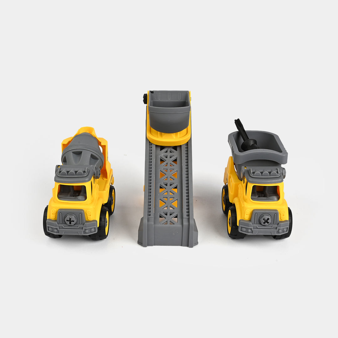 Diy Truck Set | Construction Vehicle Playset
