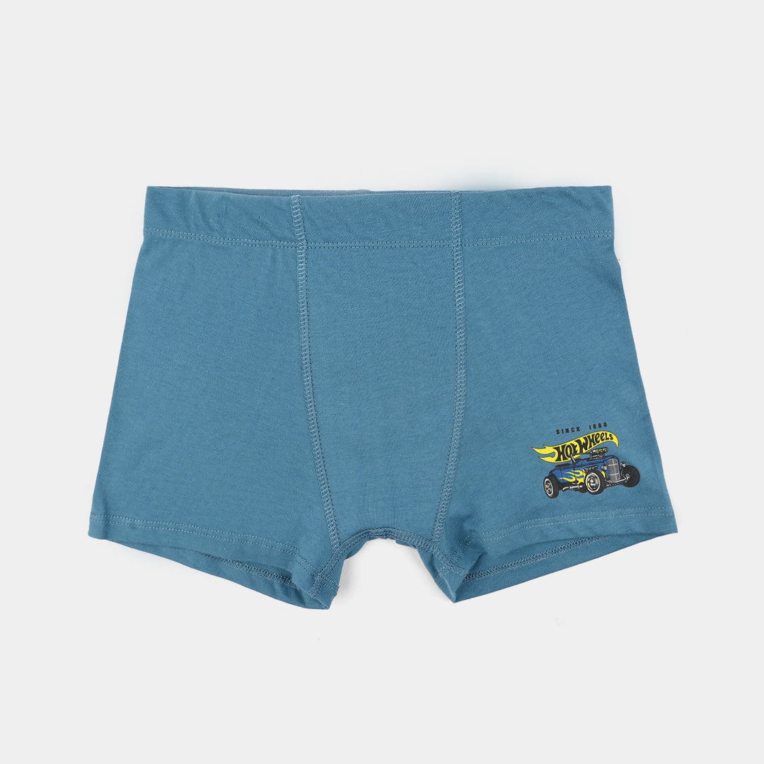 Boys Cotton Jersey Boxer Hot Wheel-Pack of 2