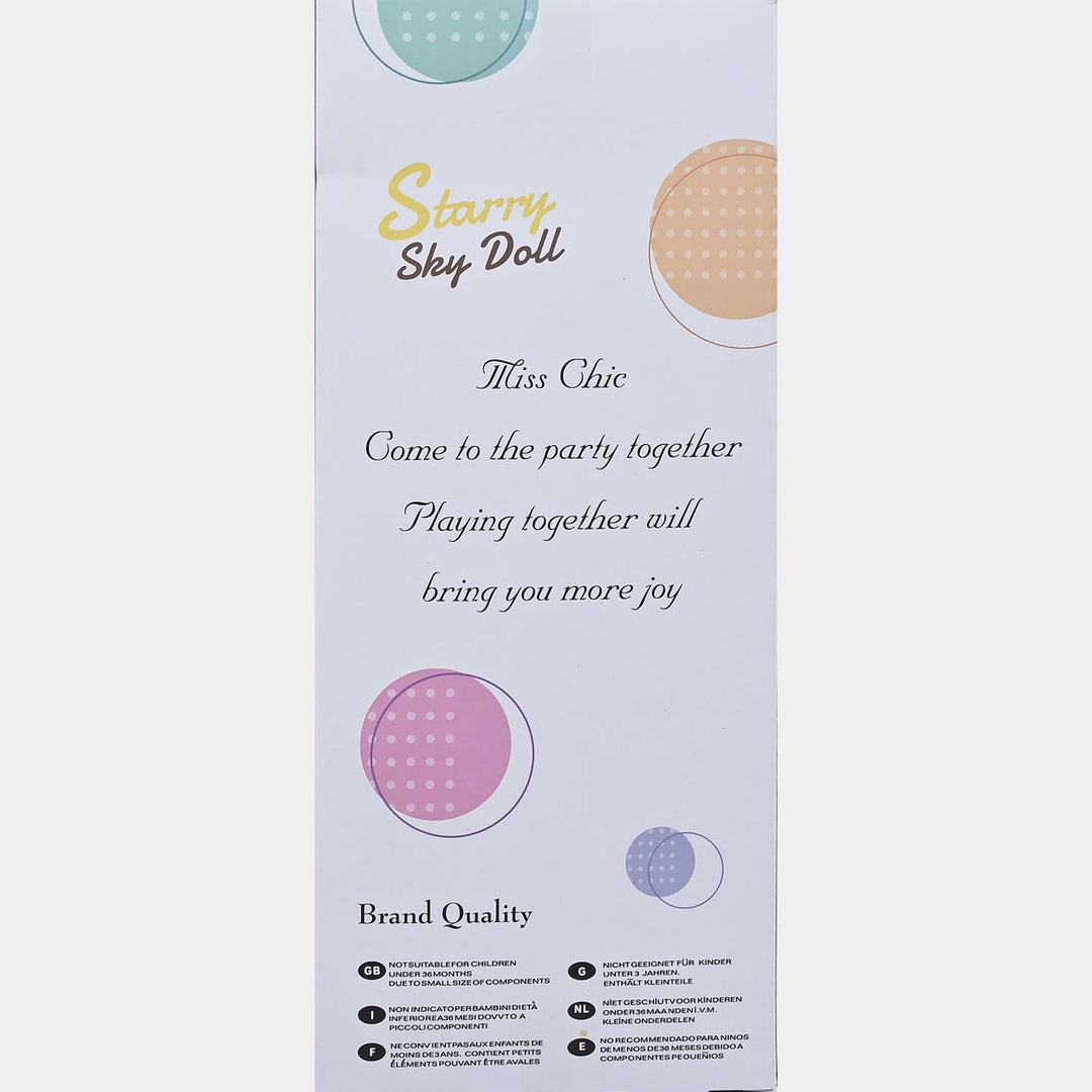 Starry Sky Fashion Doll – Trendy Street Style Edition