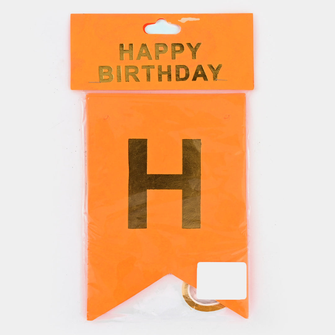 Happy Birthday Hanging Banner