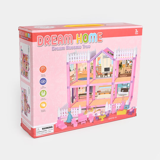 DIY Doll House Play Set | 145PCs