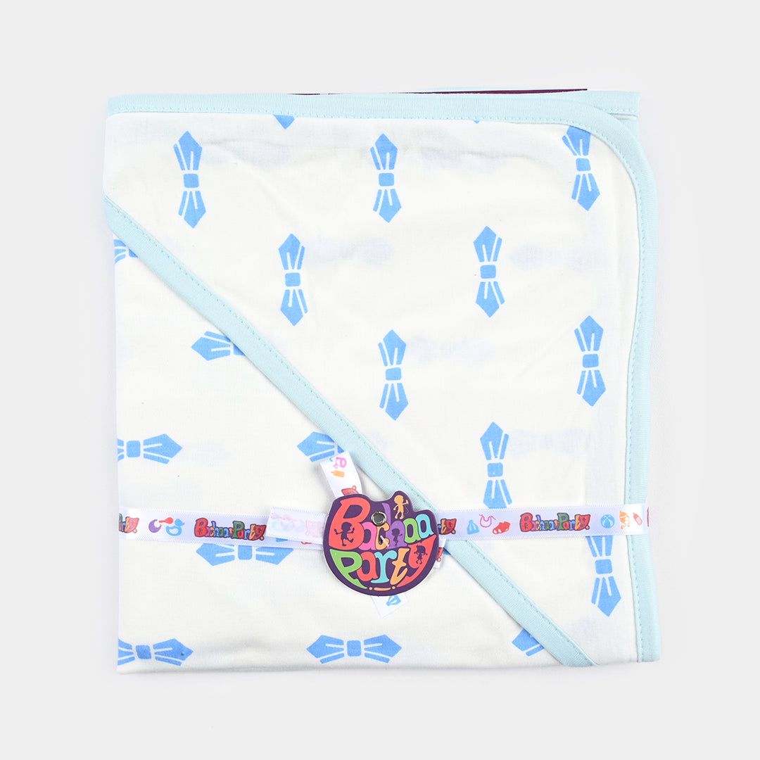 Baby Printed Wrapping Sheet Bow