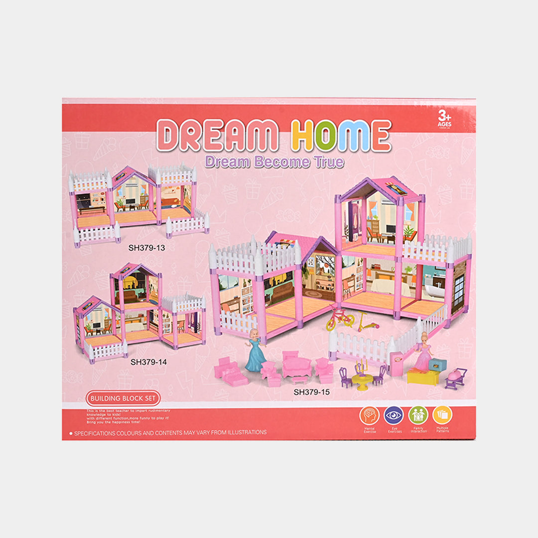 DIY Doll House Play Set | 145PCs