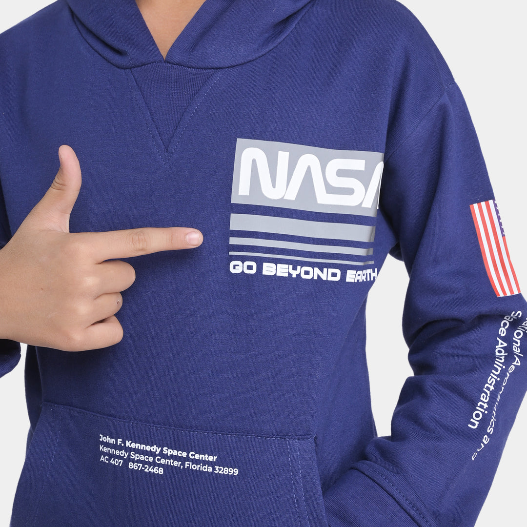 Boys Fleece 2 Piece Suit Nasa-NAVY