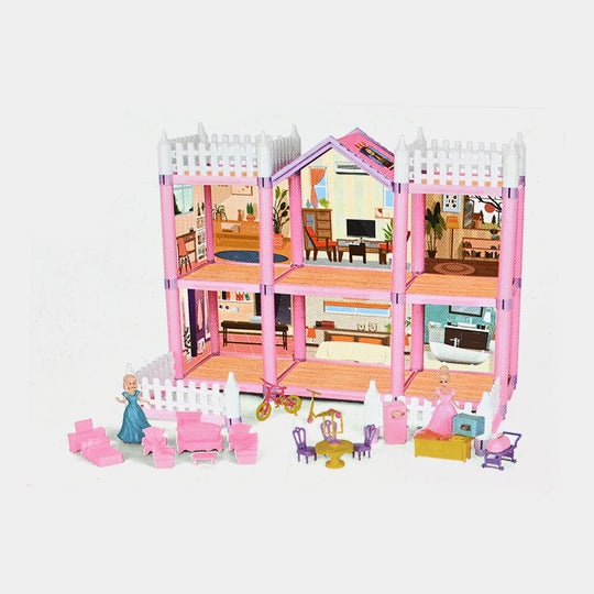 DIY Doll House Play Set | 145PCs