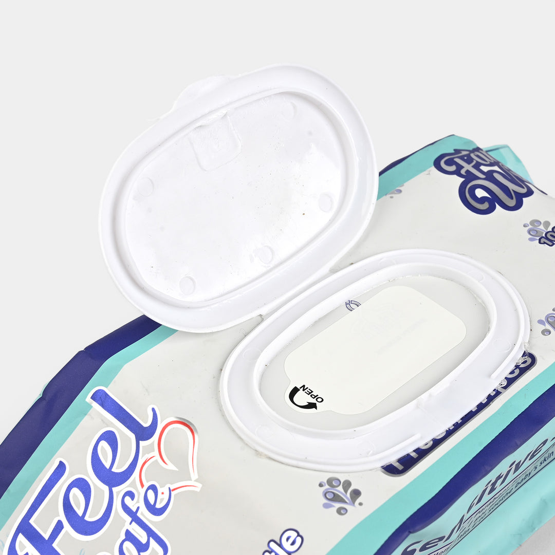 Feel Safe Fresh Wipes – 120 Sheets (Soft & Gentle)