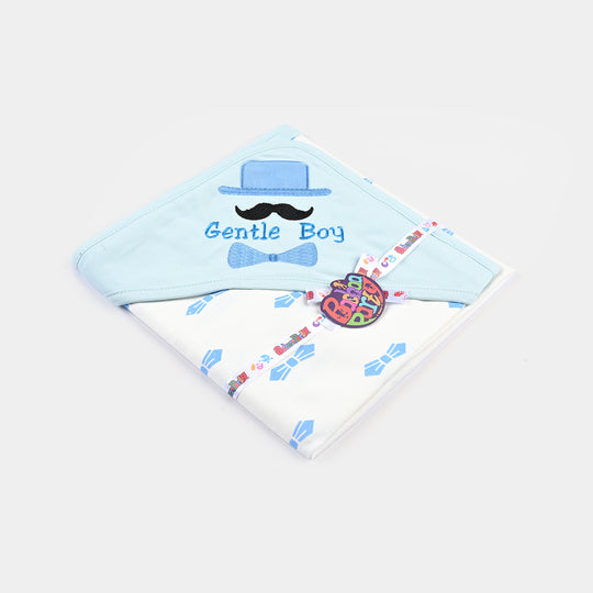Baby Printed Wrapping Sheet Bow