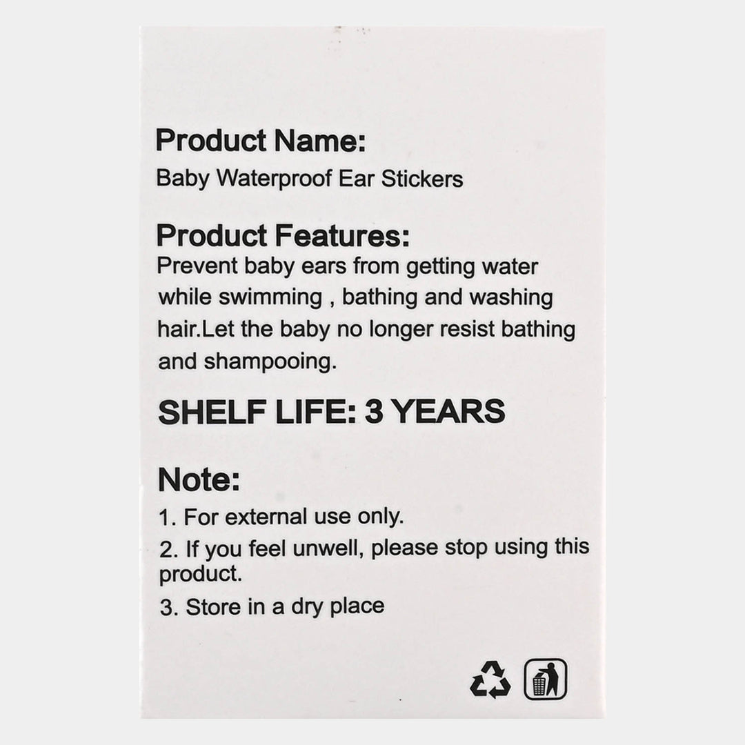 Baby Water Proof Ear Sticker | 0M+