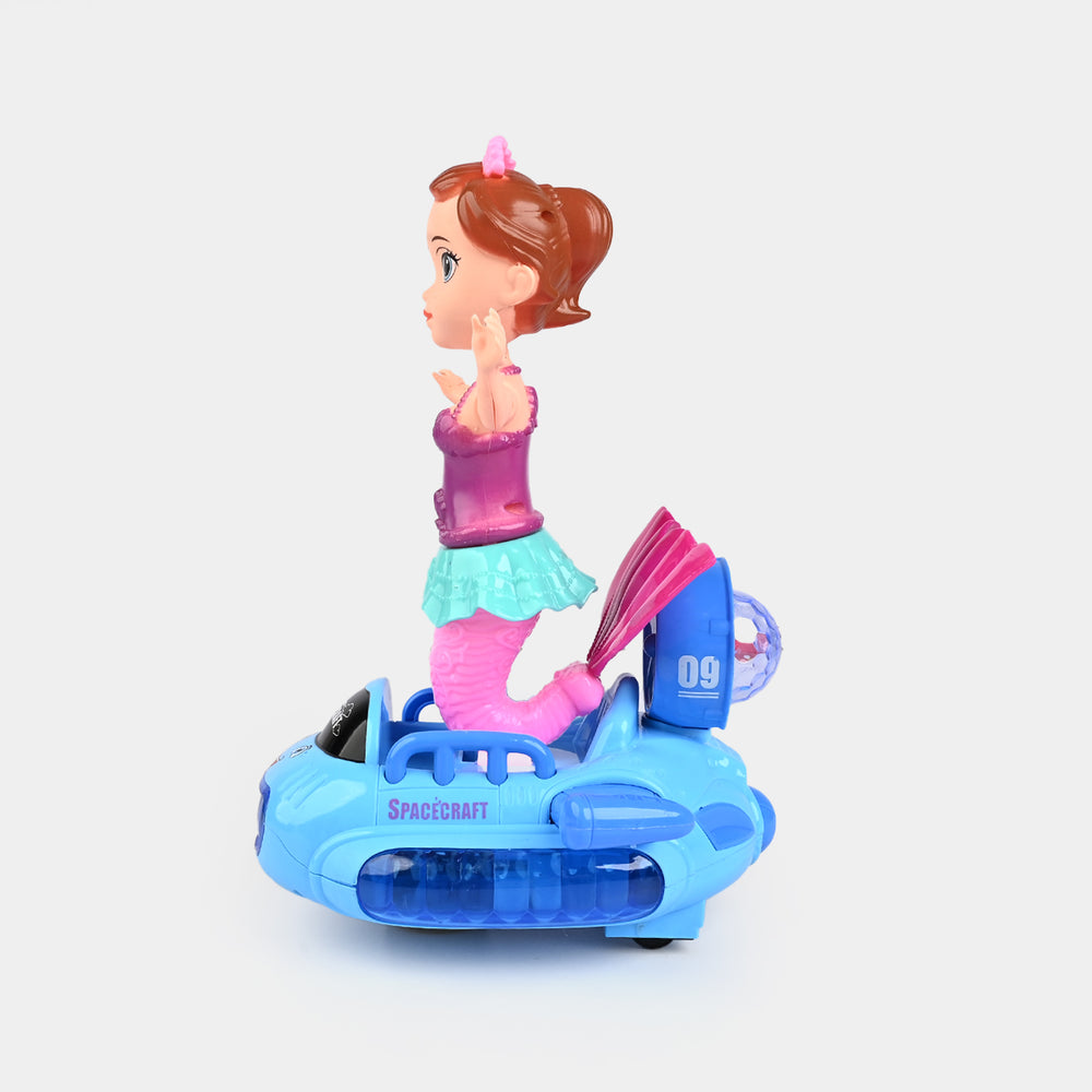 Electric Universal Space Vehicle With Doll Light & Music