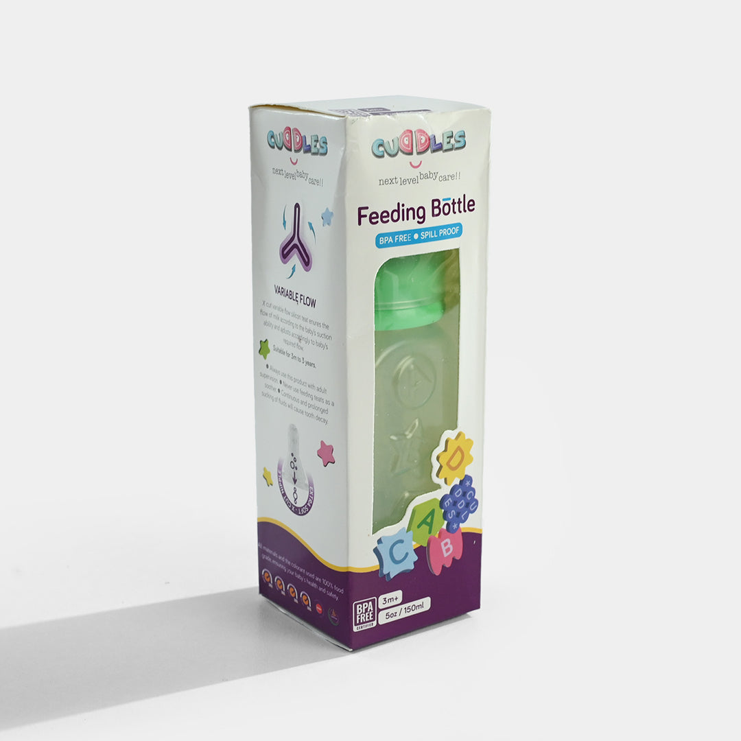Cuddles Baby ABC Spill-Proof Feeding Bottle (150ml / 5oz)
