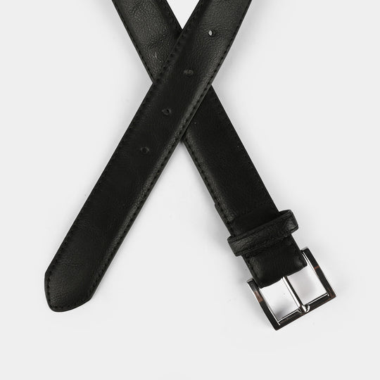 Kids Plain Belt-6003-BLACK