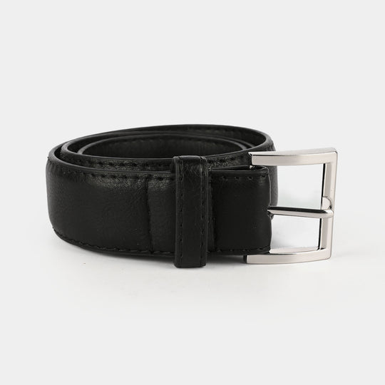 Kids Plain Belt-6003-BLACK