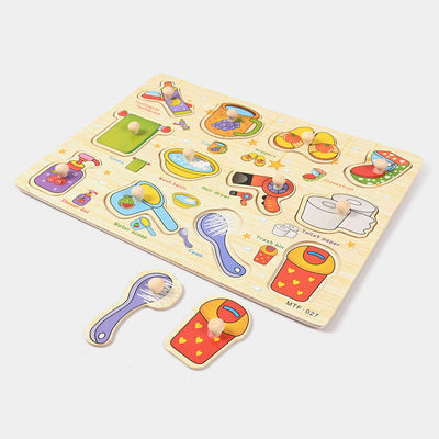 Wooden Puzzle Game Board For Kids