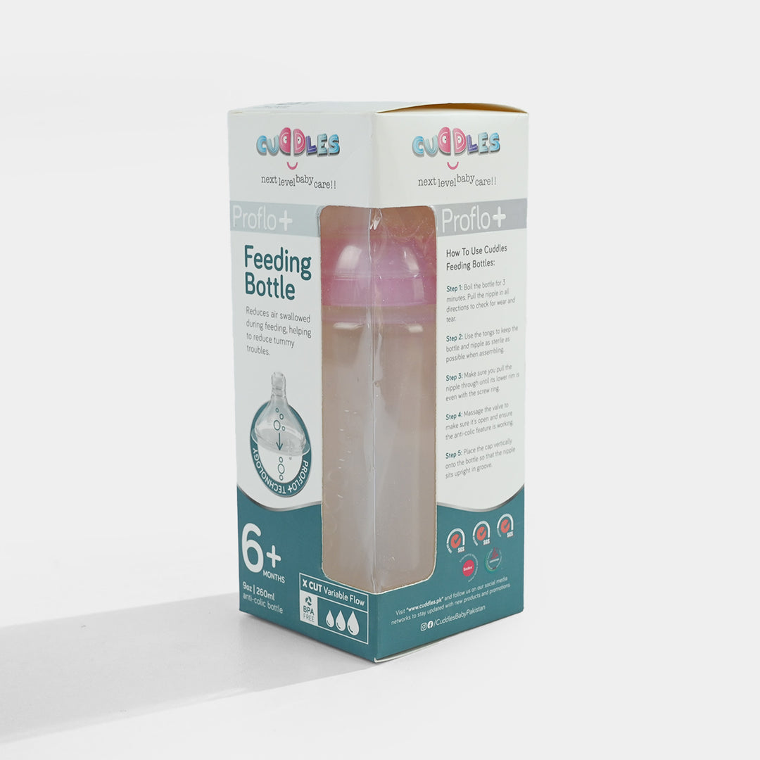 Cuddles Essential Feeder 260Ml (Pink)