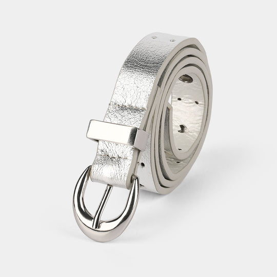 Kids Belt Hearted-6010-SILVER