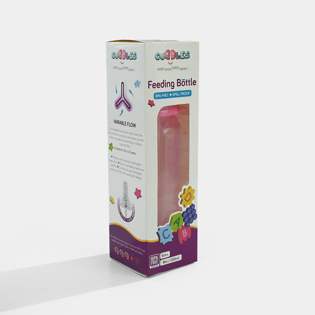 Cuddles Baby ABC Spill-Proof Feeding Bottle (250ml / 8oz)