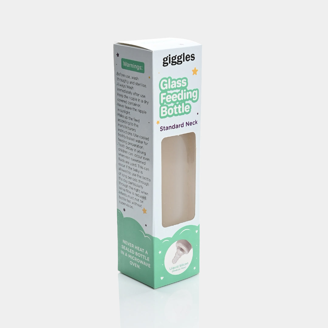 Giggles Glass Feeding Bottle | 240ml