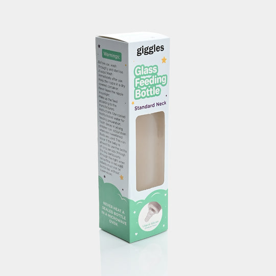 Giggles Glass Feeding Bottle | 240ml
