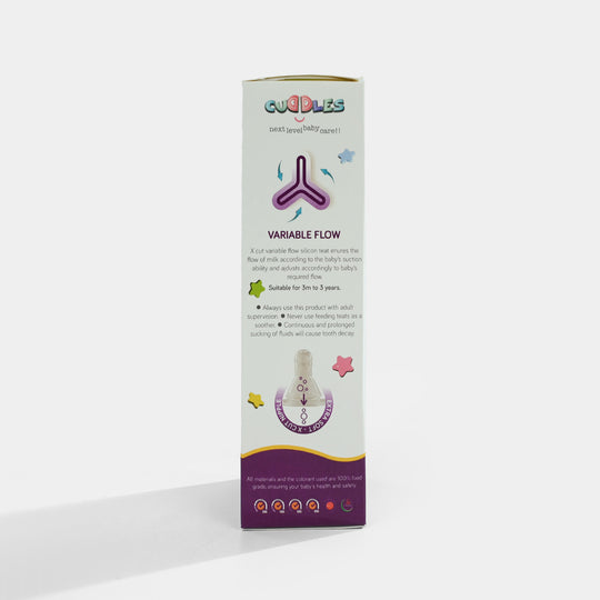 Cuddles Baby ABC Spill-Proof Feeding Bottle (250ml / 8oz)