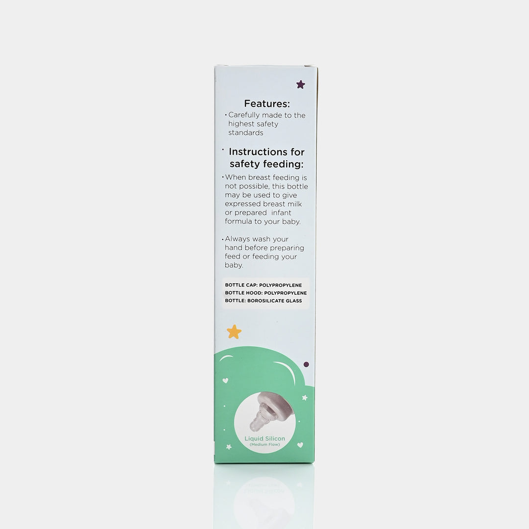 Giggles Glass Feeding Bottle | 240ml
