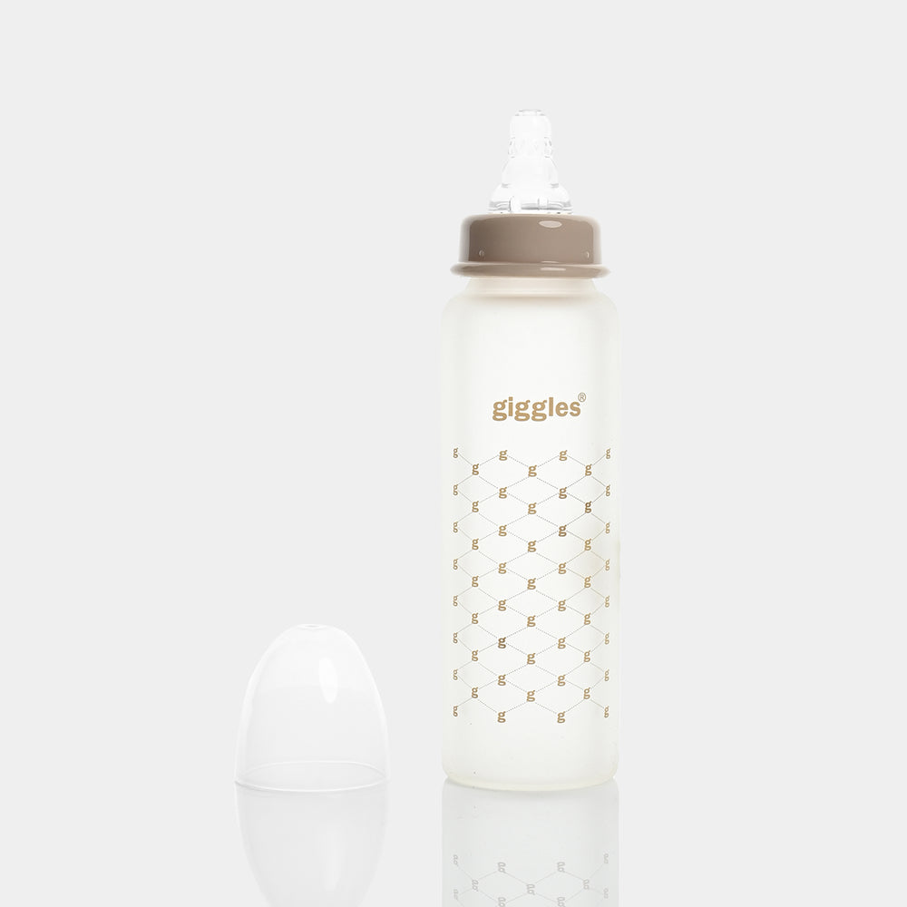 Giggles Glass Feeding Bottle | 240ml