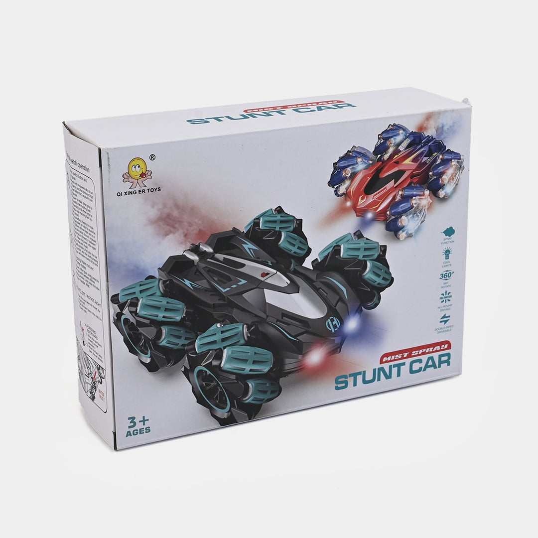 Mist Spray Stunt Car | 360° Rotating RC Toy Car for Kids