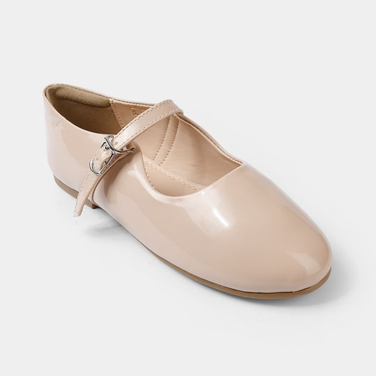 Girls Pumps BS-036-BEIGE