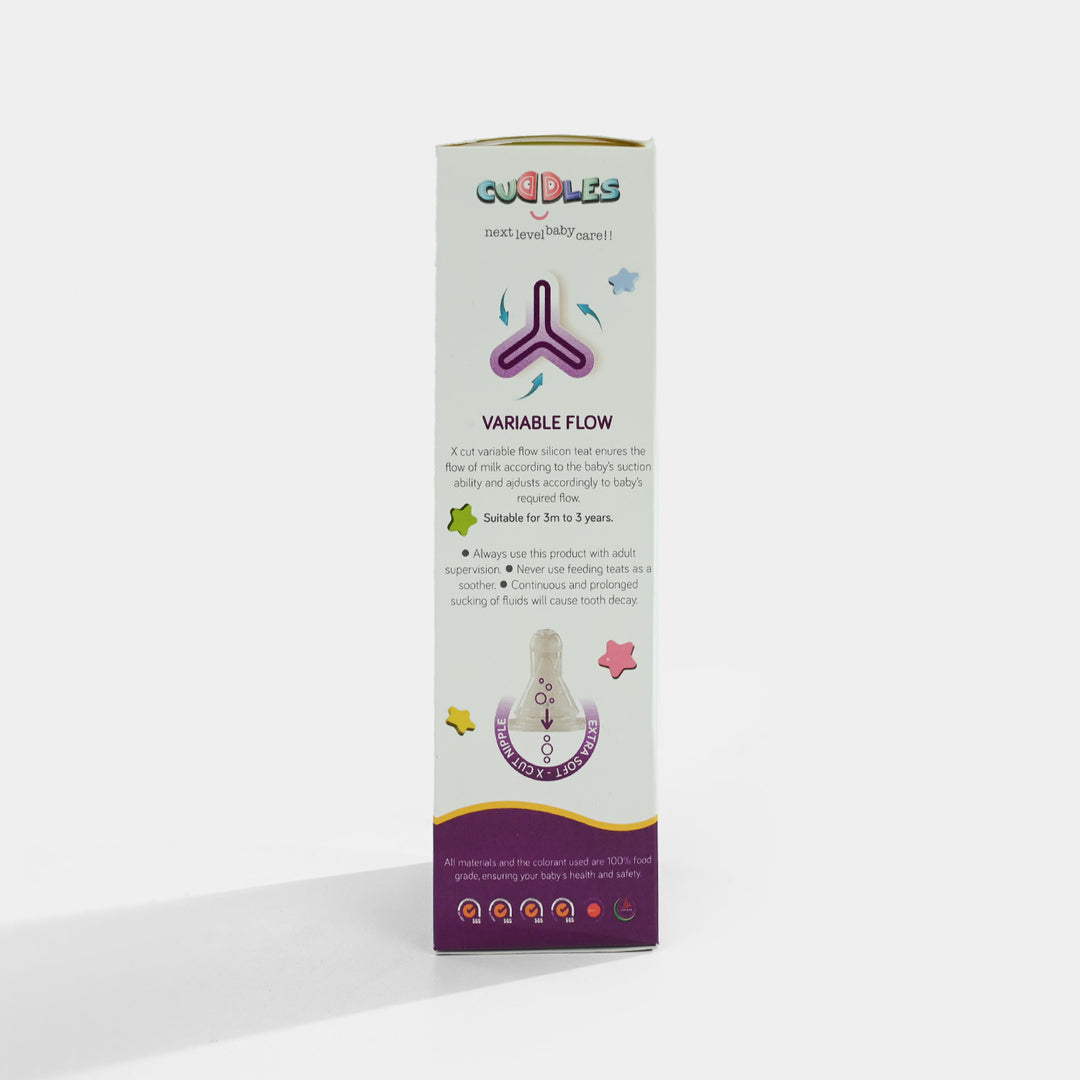 Cuddles Baby ABC Spill-Proof Feeding Bottle (250ml / 8oz)