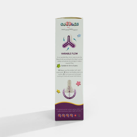 Cuddles Baby ABC Spill-Proof Feeding Bottle (250ml / 8oz)