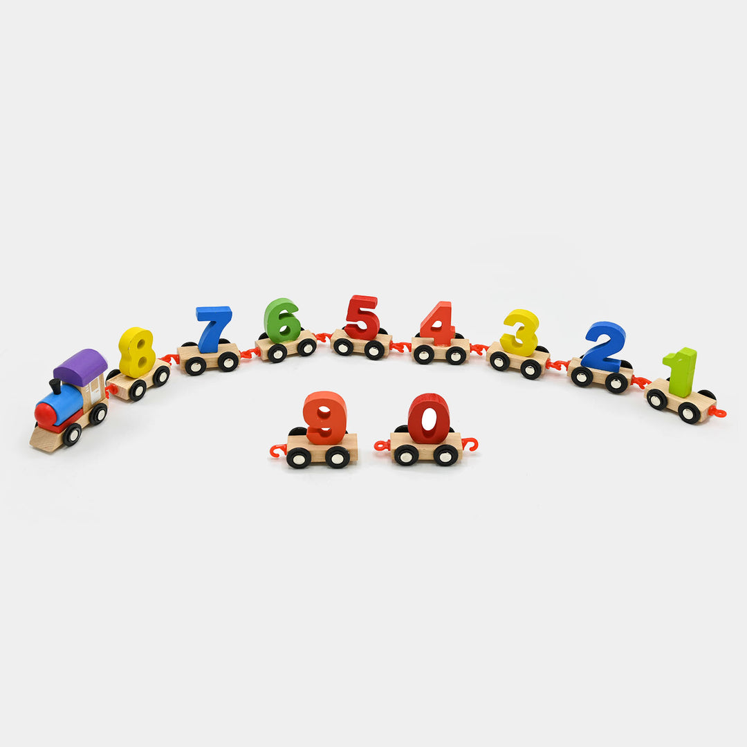 Educational Wooden Toys Digital Train