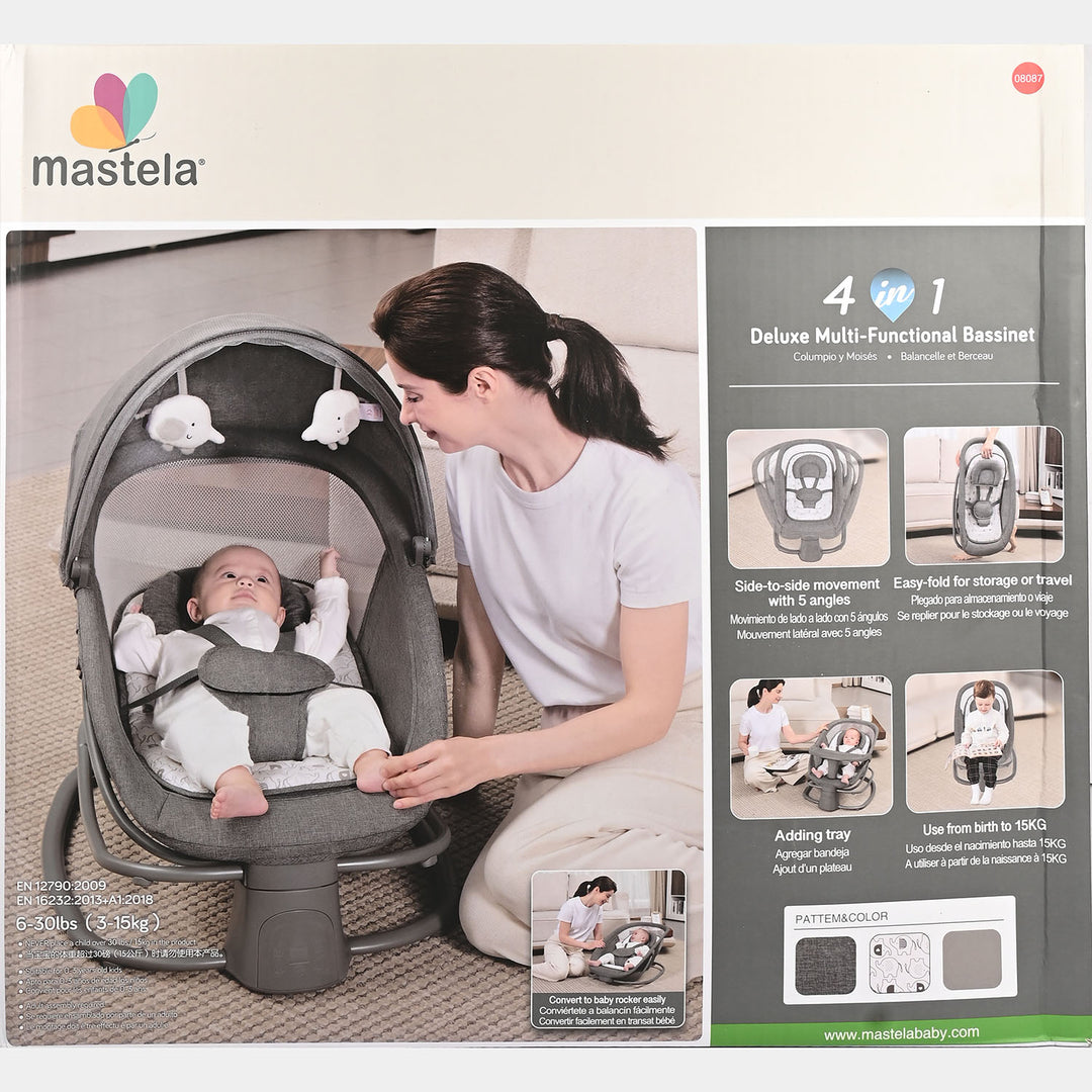 4-in-1 Deluxe Multi-Functional Bassinet Swing Mastela | 8087