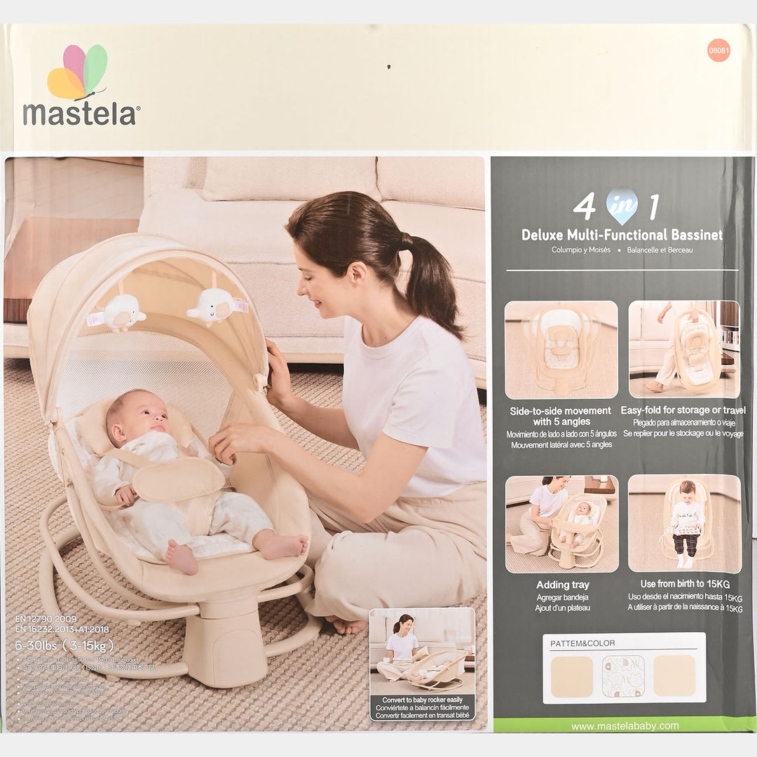 4-in-1 Deluxe Multi-Functional Bassinet Swing Mastela | 8081