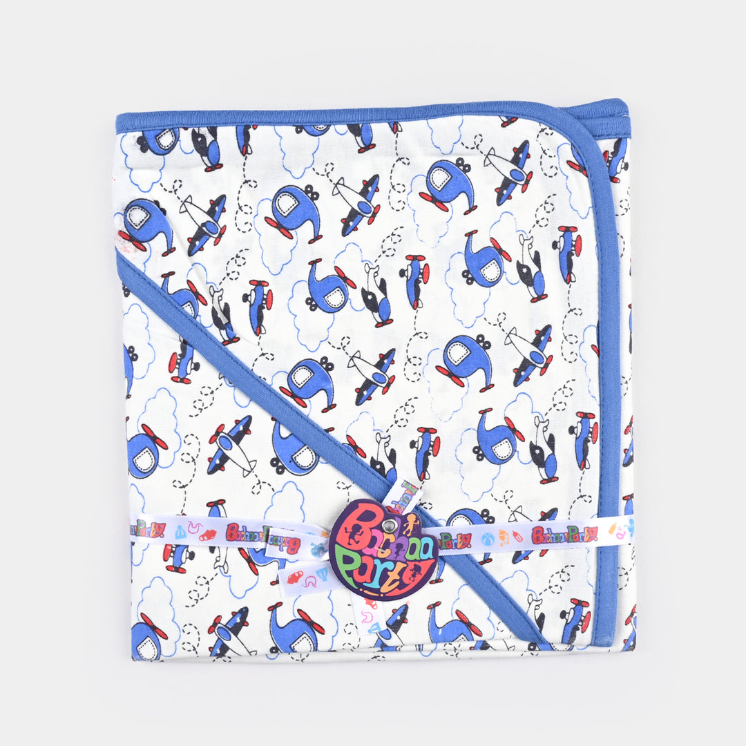 Baby Printed Wrapping Sheet Helicopter