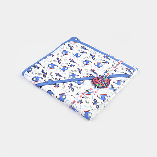 Baby Printed Wrapping Sheet Helicopter