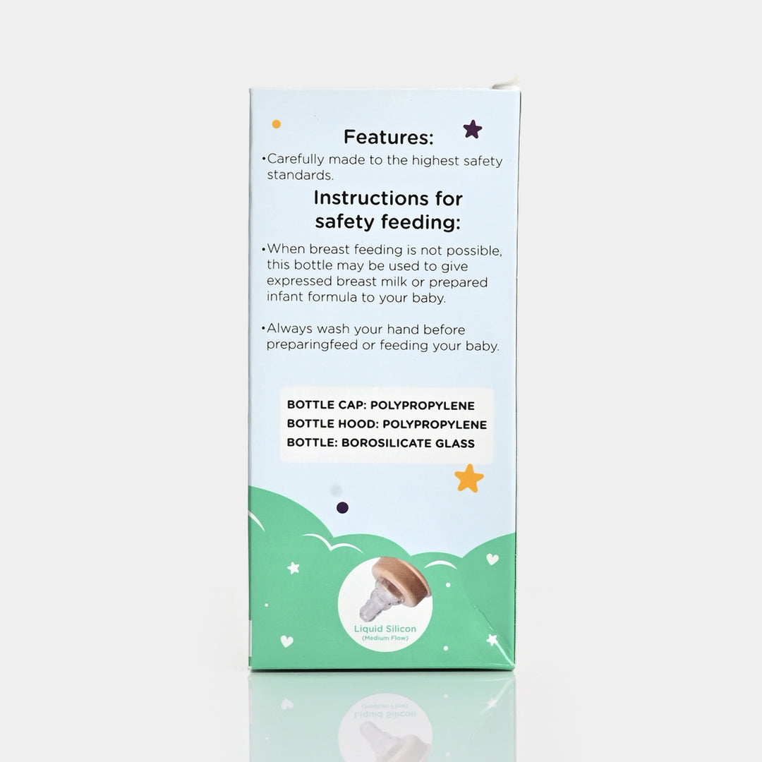 Giggles Glass Feeding Bottle | 120ml