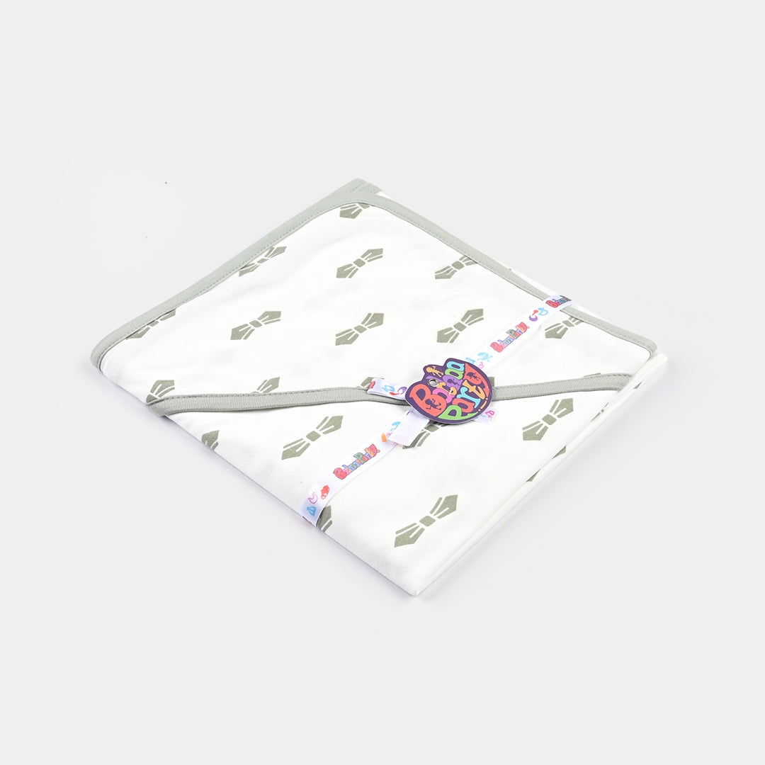 Baby Printed Wrapping Sheet Bow