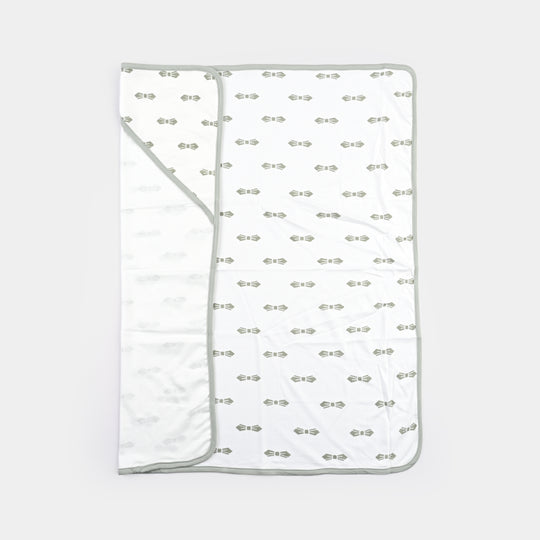 Baby Printed Wrapping Sheet Bow