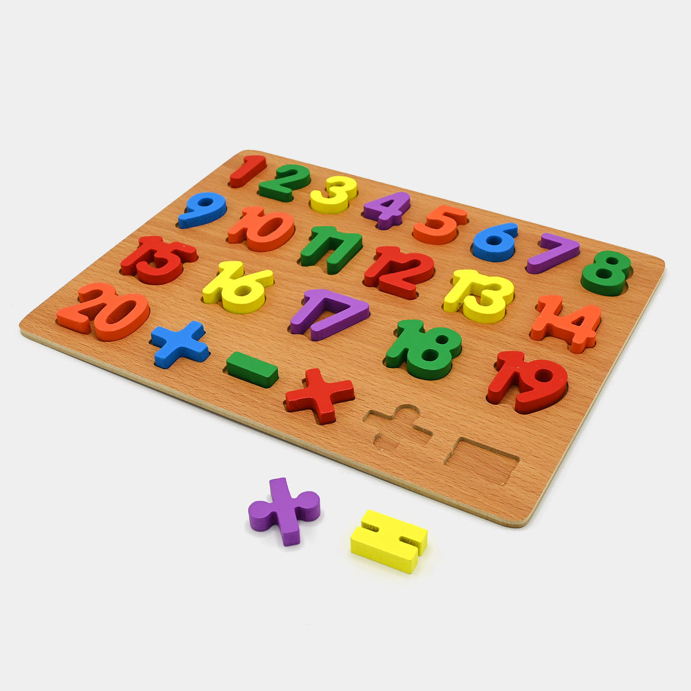 Wooden Puzzle Board Numeric