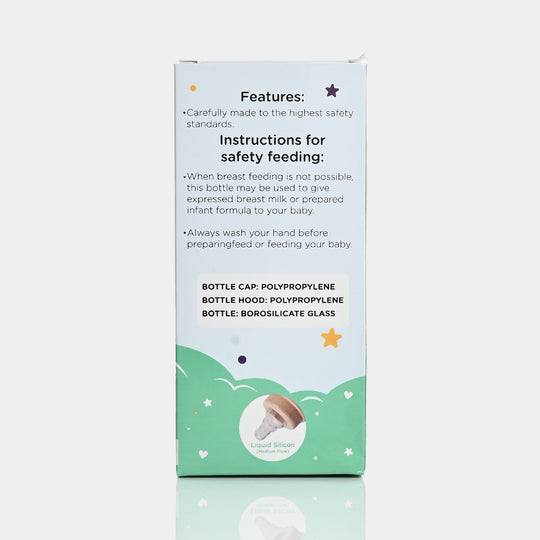 Giggles Glass Feeding Bottle | 120ml